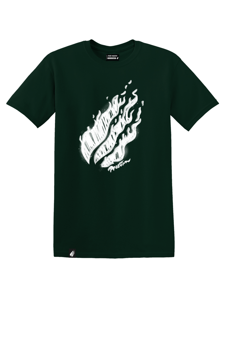 Green Chalk Flame Tee
