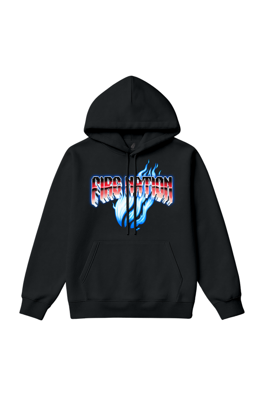 Nitro Flame Hoodie - Black