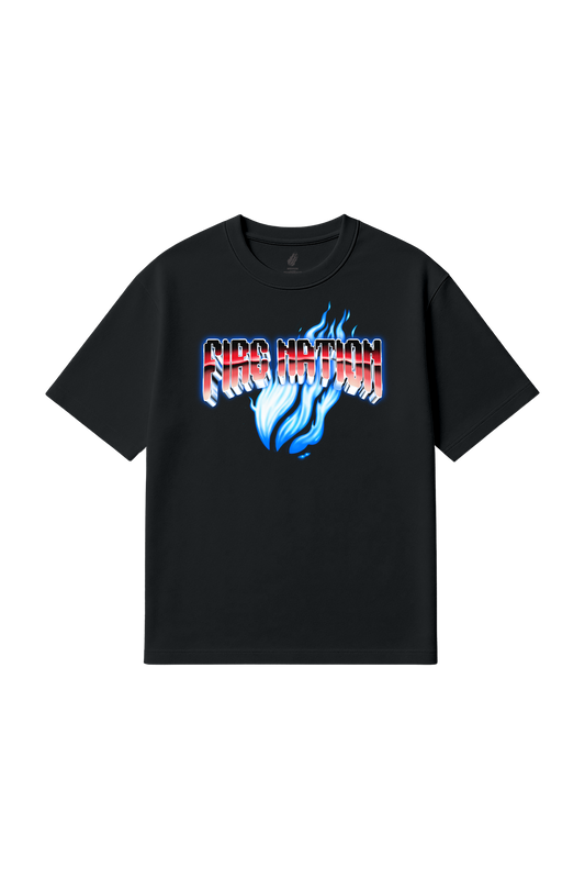 Nitro Flame Tee- Black
