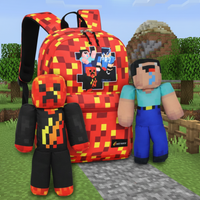 Preston Playz Backpack and Minecraft Plushies