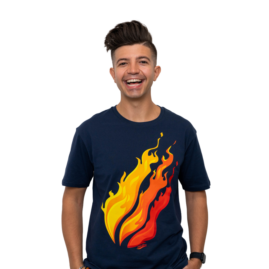 3D Flame T-Shirt