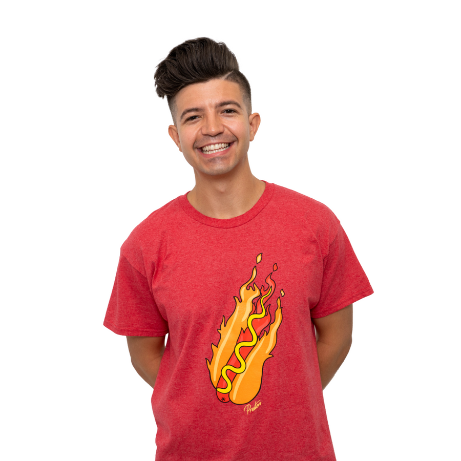 Fire Merch Hot Dog Tee