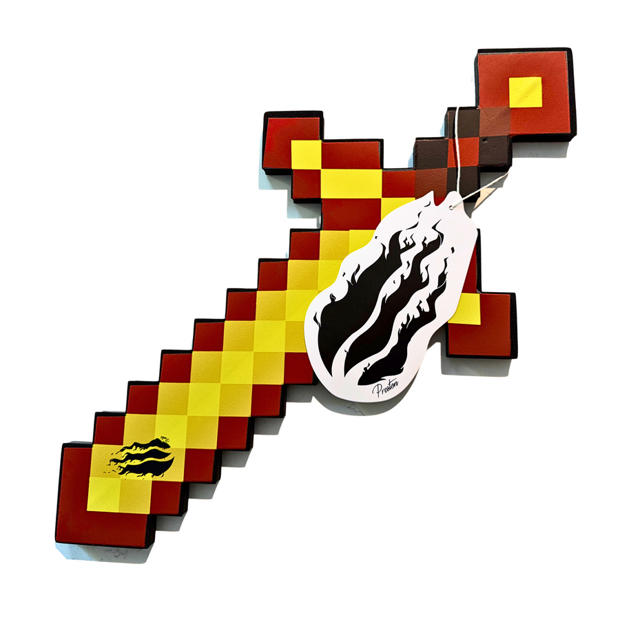 Pixel Flame Sword