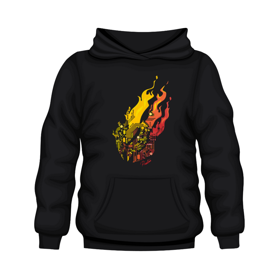 Circuit Flame Hoodie