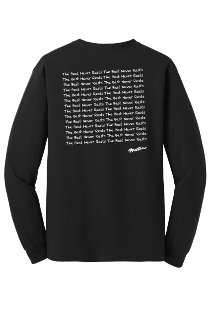 Chalk Flame Long Sleeve Tee - Fire Merch