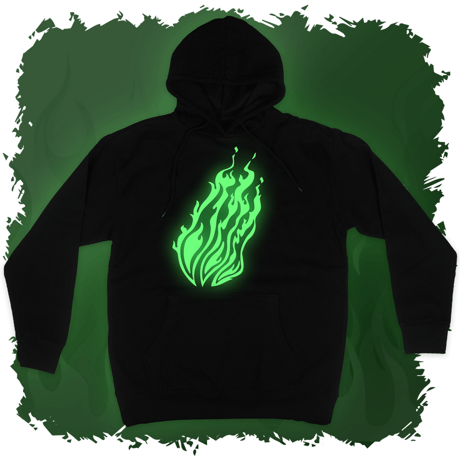 Glow Hoodie - Fire Merch